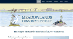 Desktop Screenshot of meadowlandsconservationtrust.org