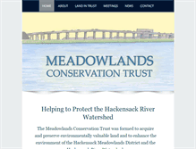 Tablet Screenshot of meadowlandsconservationtrust.org
